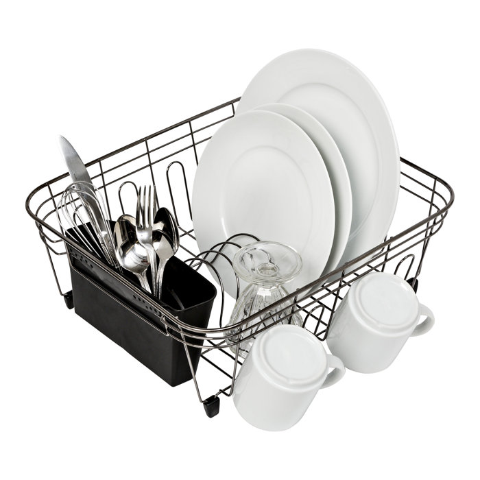 Prep & Savour Hallam Stainless Steel Dish Rack & Reviews Wayfair